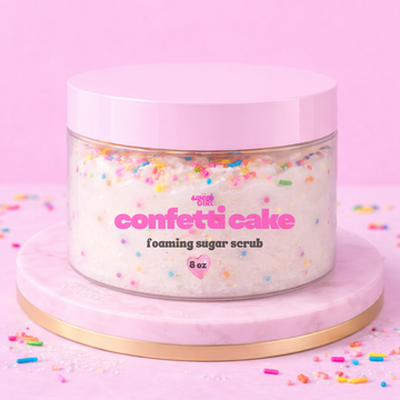Confetti Cake Foaming Sugar Scrub