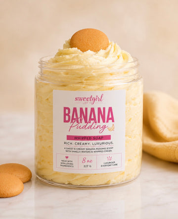 Banana Pudding Whipped Soap
