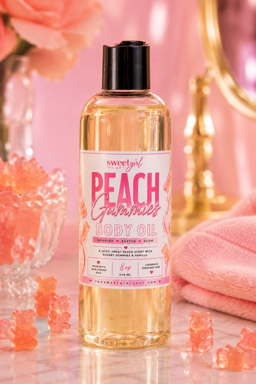 Peach Gummies Body Oil