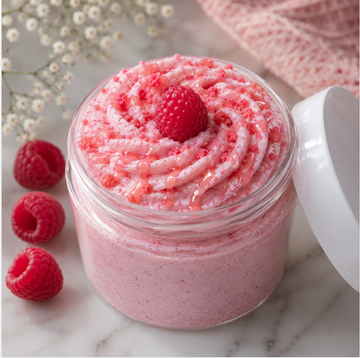 Raspberry Drizzle Whipped Scrub